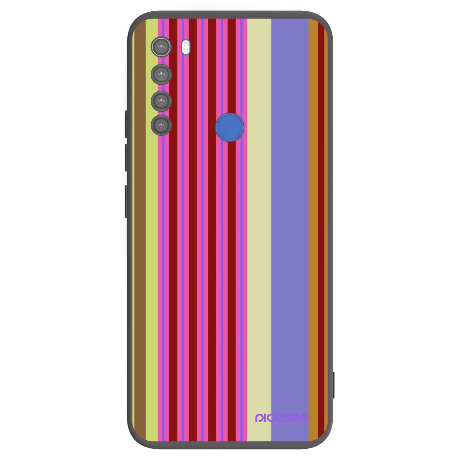 Picasee Μαύρη θήκη σιλικόνης για Xiaomi Redmi Note 8T - Late checkout