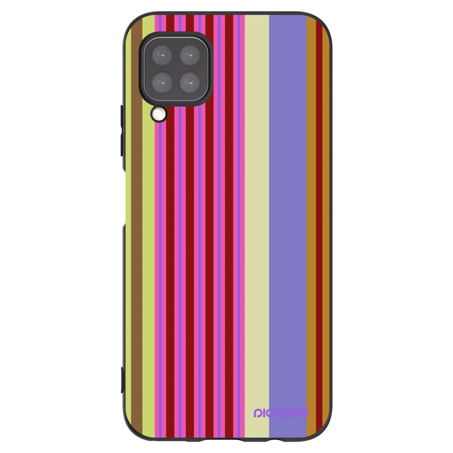Picasee Μαύρη θήκη σιλικόνης για Huawei P40 Lite - Late checkout