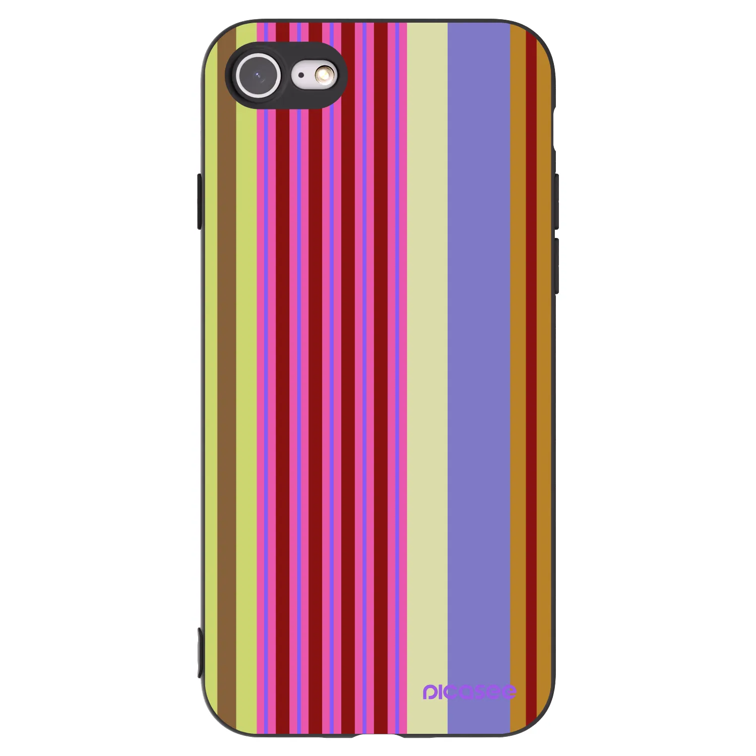 Picasee Μαύρη θήκη σιλικόνης για Apple iPhone SE 2020 - Late checkout