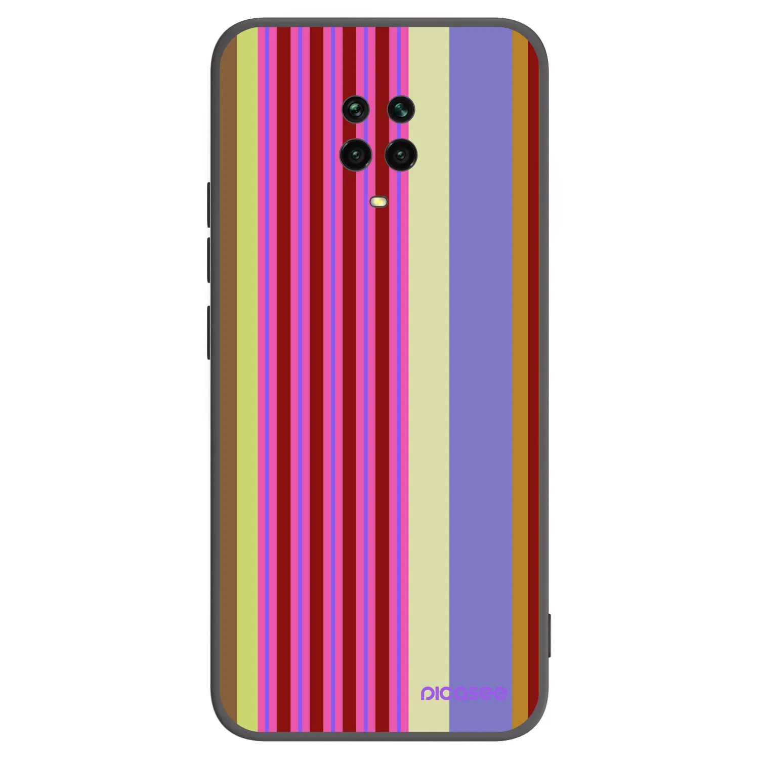 Picasee Μαύρη θήκη σιλικόνης για Xiaomi Redmi Note 9 Pro - Late checkout