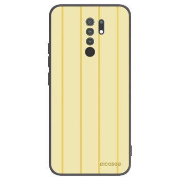 Picasee Μαύρη θήκη σιλικόνης για Xiaomi Redmi 9 - Liquid sunshine