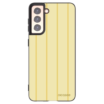 Picasee Μαύρη θήκη σιλικόνης για Samsung Galaxy S21 5G G991B - Liquid sunshine