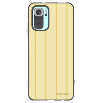 Picasee Μαύρη θήκη σιλικόνης για Xiaomi Redmi Note 10 Pro - Liquid sunshine