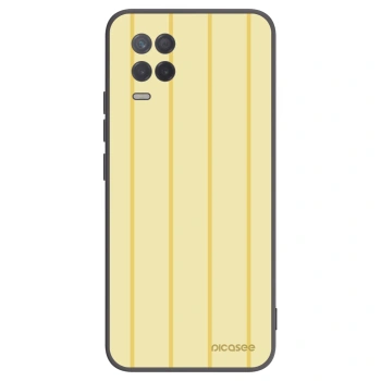 Picasee Μαύρη θήκη σιλικόνης για Realme 8 5G - Liquid sunshine