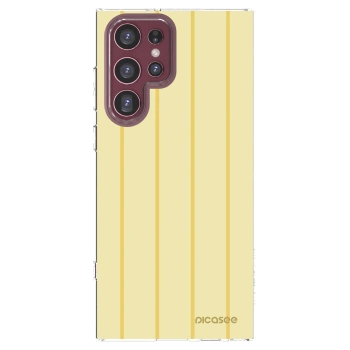Picasee διαφανής θήκη σιλικόνης Samsung Galaxy S22 Ultra 5G - Liquid sunshine