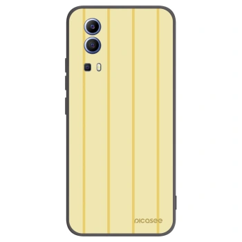 Picasee Μαύρη θήκη σιλικόνης για Vivo Y52 5G - Liquid sunshine