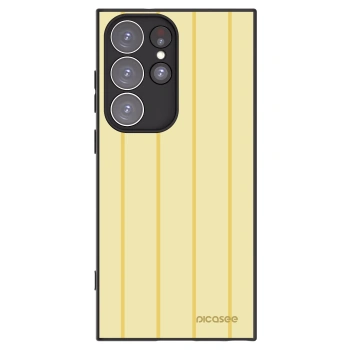 Picasee Μαύρη θήκη σιλικόνης για Samsung Galaxy S23 Ultra 5G - Liquid sunshine
