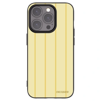 Picasee Μαύρη θήκη σιλικόνης για Apple iPhone 15 Pro - Liquid sunshine
