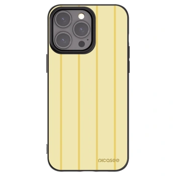 Picasee Μαύρη θήκη σιλικόνης για Apple iPhone 15 Pro Max - Liquid sunshine