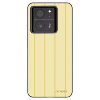 Picasee Μαύρη θήκη σιλικόνης για Xiaomi 13T Pro - Liquid sunshine