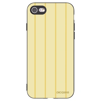 Picasee Μαύρη θήκη σιλικόνης για Apple iPhone 7 - Liquid sunshine