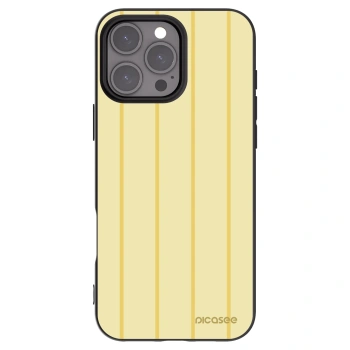 Picasee Μαύρη θήκη σιλικόνης για Apple iPhone 16 Pro Max - Liquid sunshine
