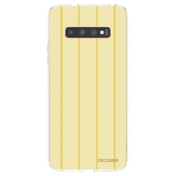 Picasee διαφανής θήκη σιλικόνης Samsung Galaxy S10 Plus G975 - Liquid sunshine