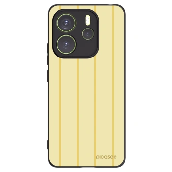 Picasee Μαύρη θήκη σιλικόνης για Xiaomi Redmi Note 14 4G - Liquid sunshine