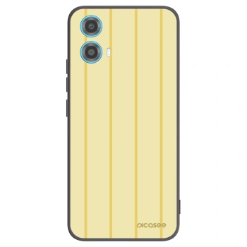 Picasee Μαύρη θήκη σιλικόνης για Motorola Moto G34 5G - Liquid sunshine