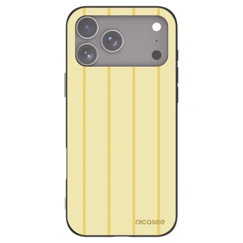 Picasee Μαύρη θήκη σιλικόνης για Apple iPhone 17 Pro Max - Liquid sunshine