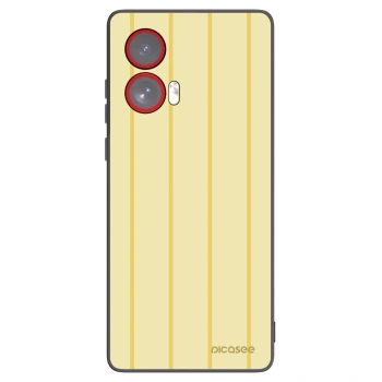 Picasee Μαύρη θήκη σιλικόνης για Motorola Edge 50 Fusion - Liquid sunshine