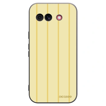 Picasee Μαύρη θήκη σιλικόνης για Google Pixel 10a - Liquid sunshine