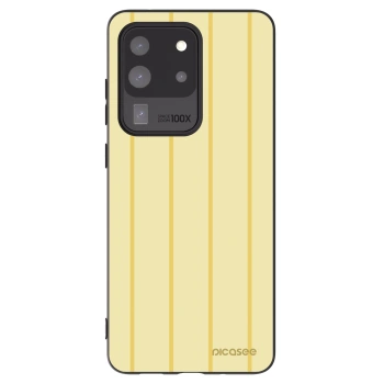Picasee Μαύρη θήκη σιλικόνης για Samsung Galaxy S20 Ultra 5G G988F - Liquid sunshine