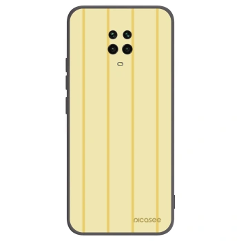 Picasee Μαύρη θήκη σιλικόνης για Xiaomi Redmi Note 9 Pro - Liquid sunshine