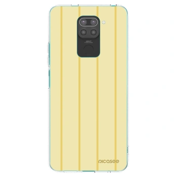 Picasee Μαύρη θήκη σιλικόνης για Xiaomi Redmi Note 9 - Liquid sunshine