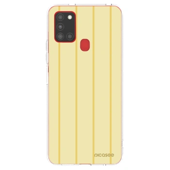 Picasee διαφανής θήκη σιλικόνης Samsung Galaxy A21s - Liquid sunshine