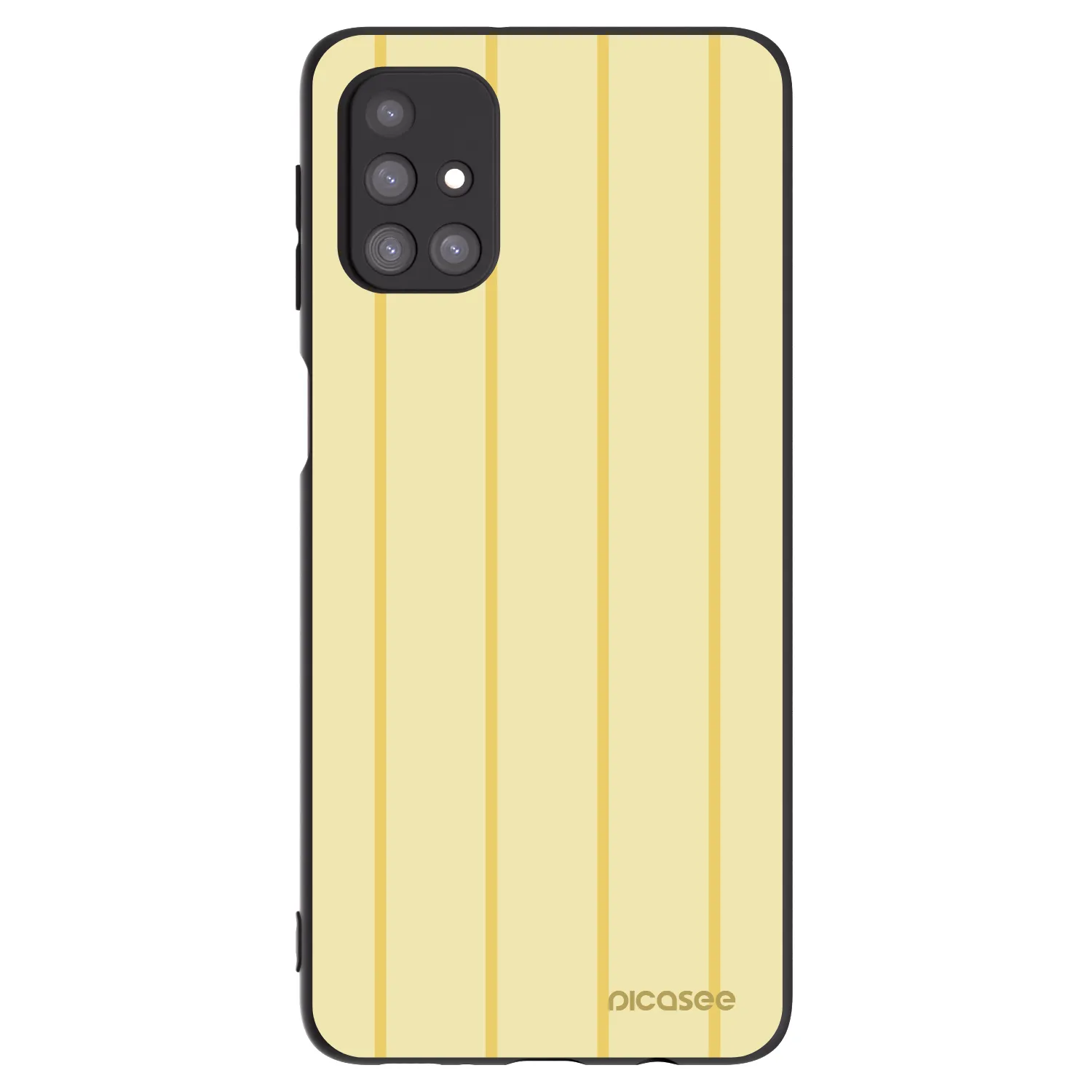 Picasee Μαύρη θήκη σιλικόνης για Samsung Galaxy M31s - Liquid sunshine