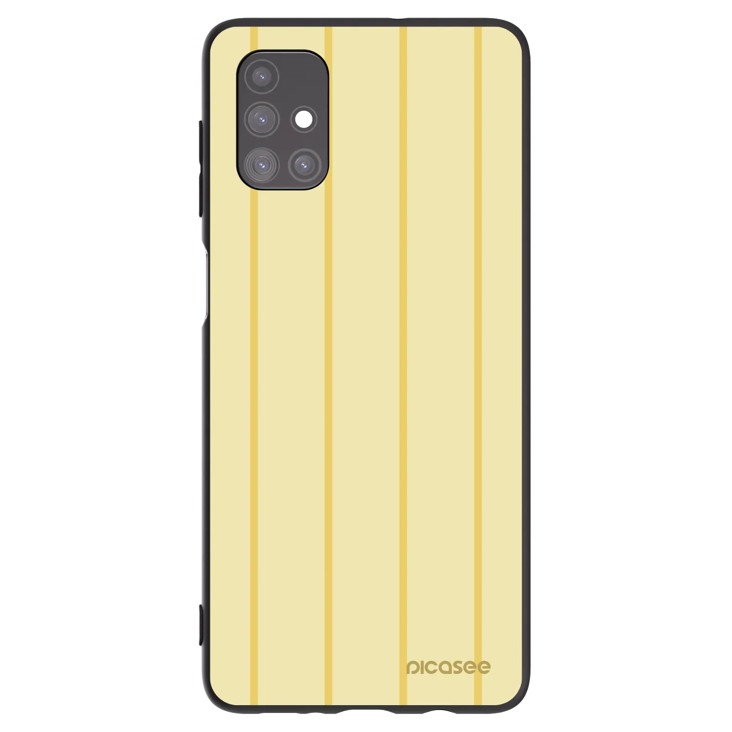 Picasee Μαύρη θήκη σιλικόνης για Samsung Galaxy M51 M515F - Liquid sunshine