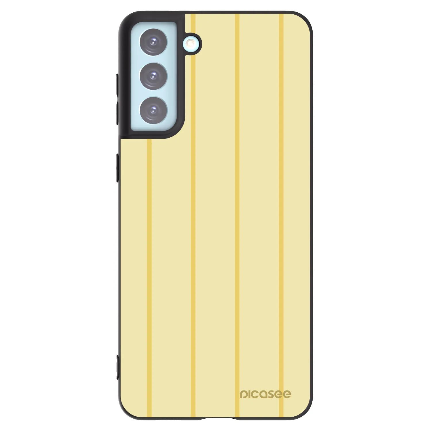 Picasee Μαύρη θήκη σιλικόνης για Samsung Galaxy S21+ 5G G996F - Liquid sunshine