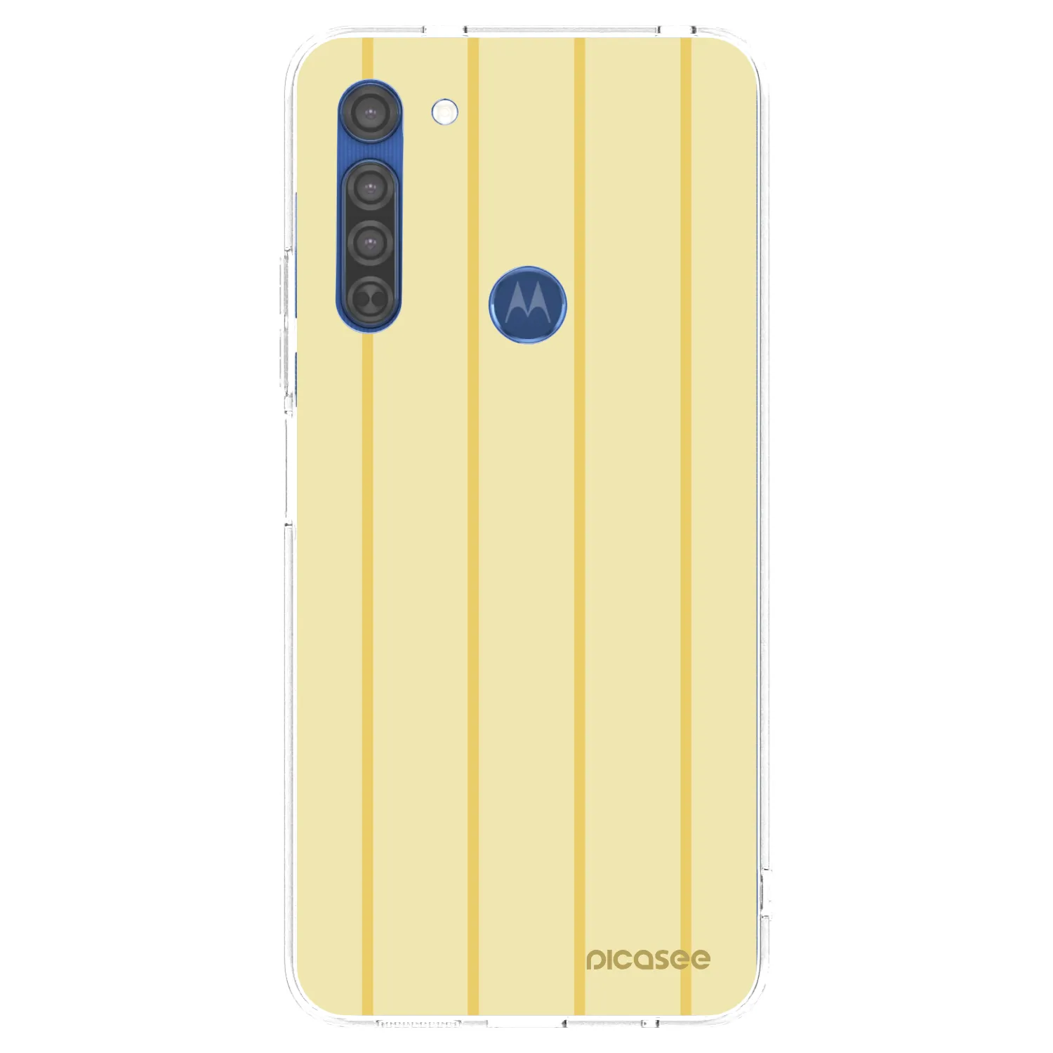 Picasee διαφανής θήκη σιλικόνης Motorola Moto G8 - Liquid sunshine