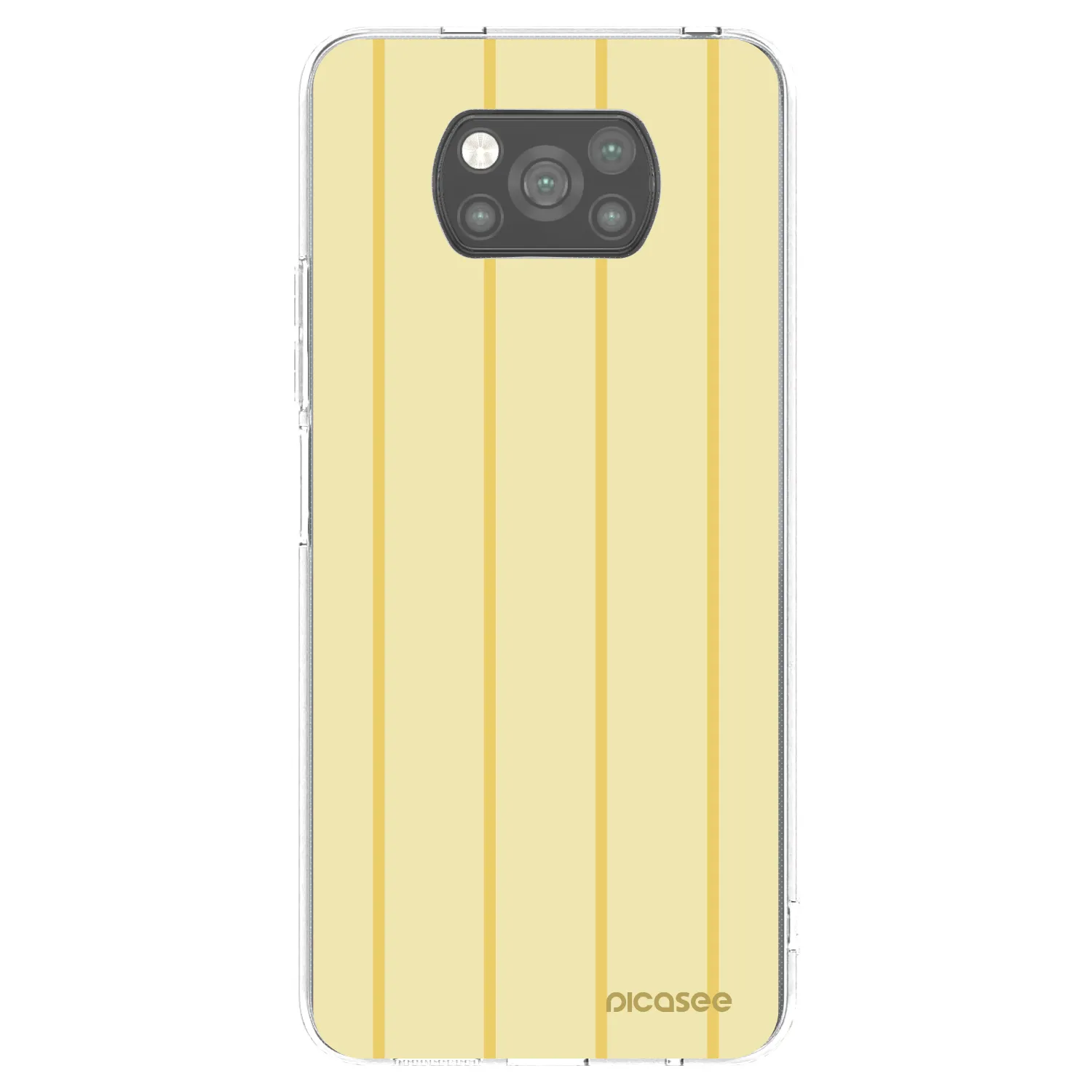 Picasee Μαύρη θήκη σιλικόνης για Xiaomi Poco X3 Pro - Liquid sunshine