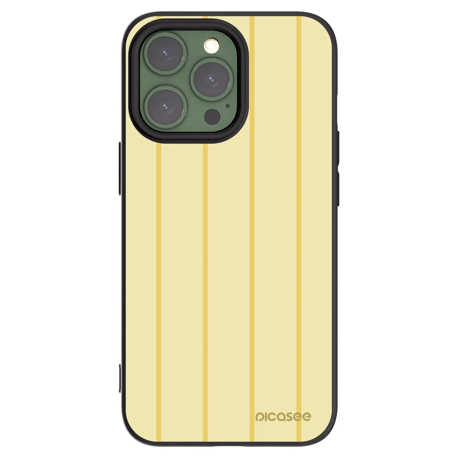 Picasee Μαύρη θήκη σιλικόνης για Apple iPhone 13 Pro - Liquid sunshine