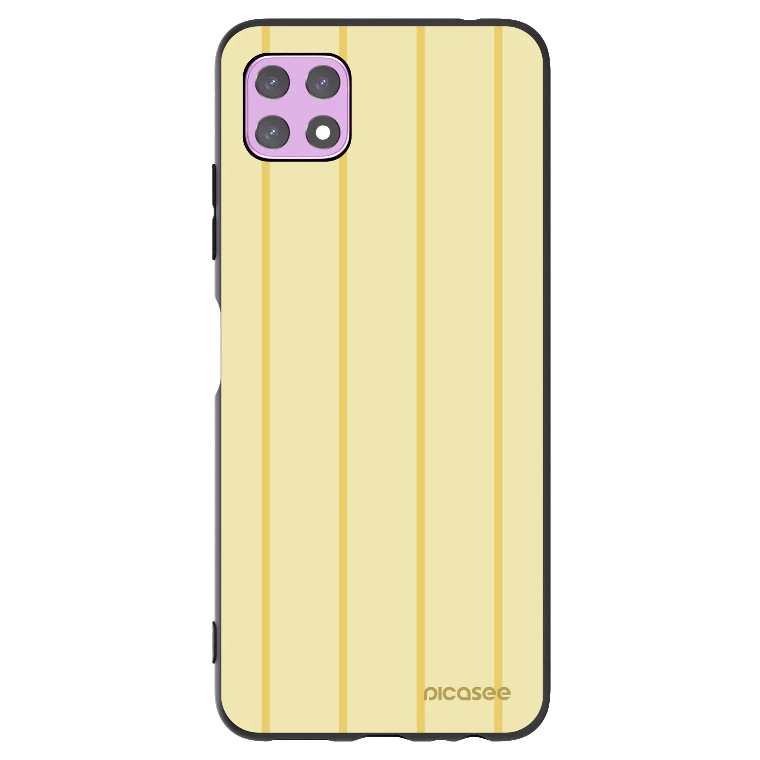 Picasee Μαύρη θήκη σιλικόνης για Samsung Galaxy A22 A226B 5G - Liquid sunshine