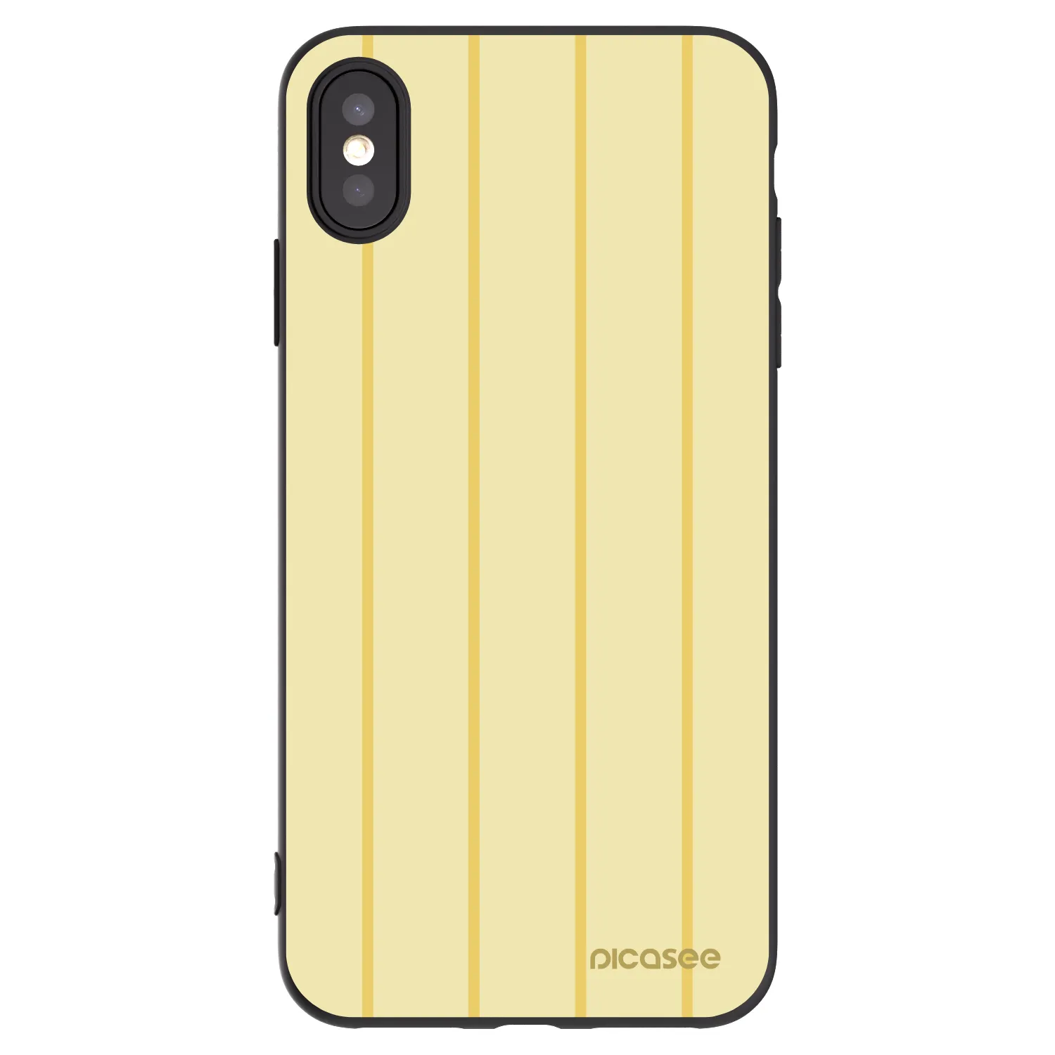Picasee Μαύρη θήκη σιλικόνης για Apple iPhone XS Max - Liquid sunshine