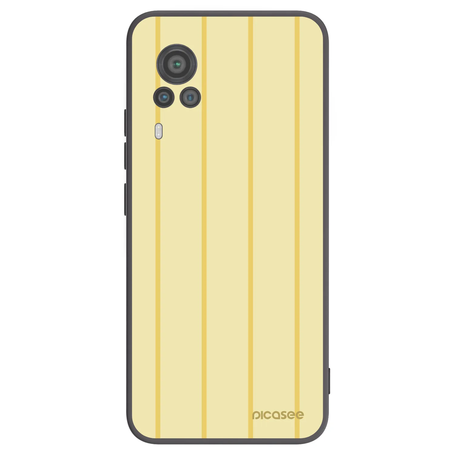 Picasee Μαύρη θήκη σιλικόνης για Vivo X60 Pro 5G - Liquid sunshine