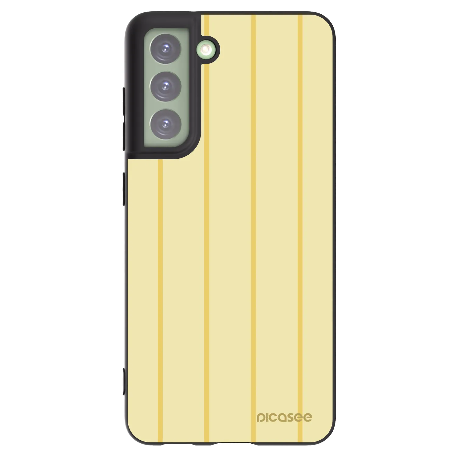 Picasee Μαύρη θήκη σιλικόνης για Samsung Galaxy S21 FE 5G - Liquid sunshine