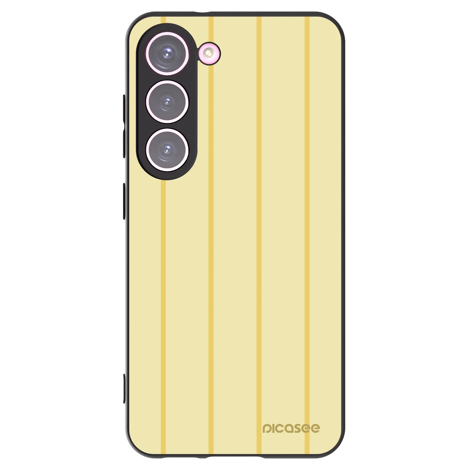 Picasee Μαύρη θήκη σιλικόνης για Samsung Galaxy S23 5G - Liquid sunshine