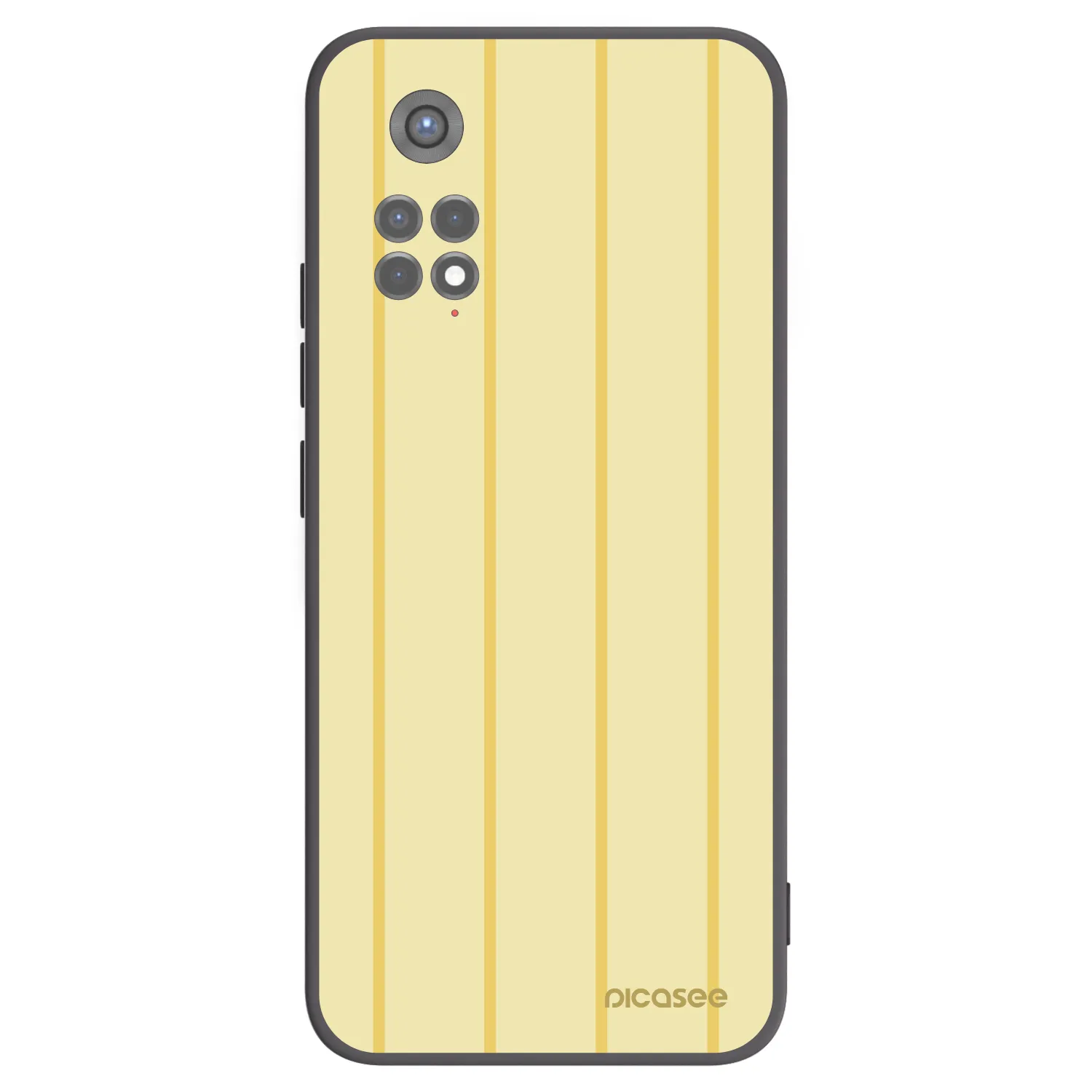 Picasee Μαύρη θήκη σιλικόνης για Xiaomi Redmi Note 11S 5G - Liquid sunshine