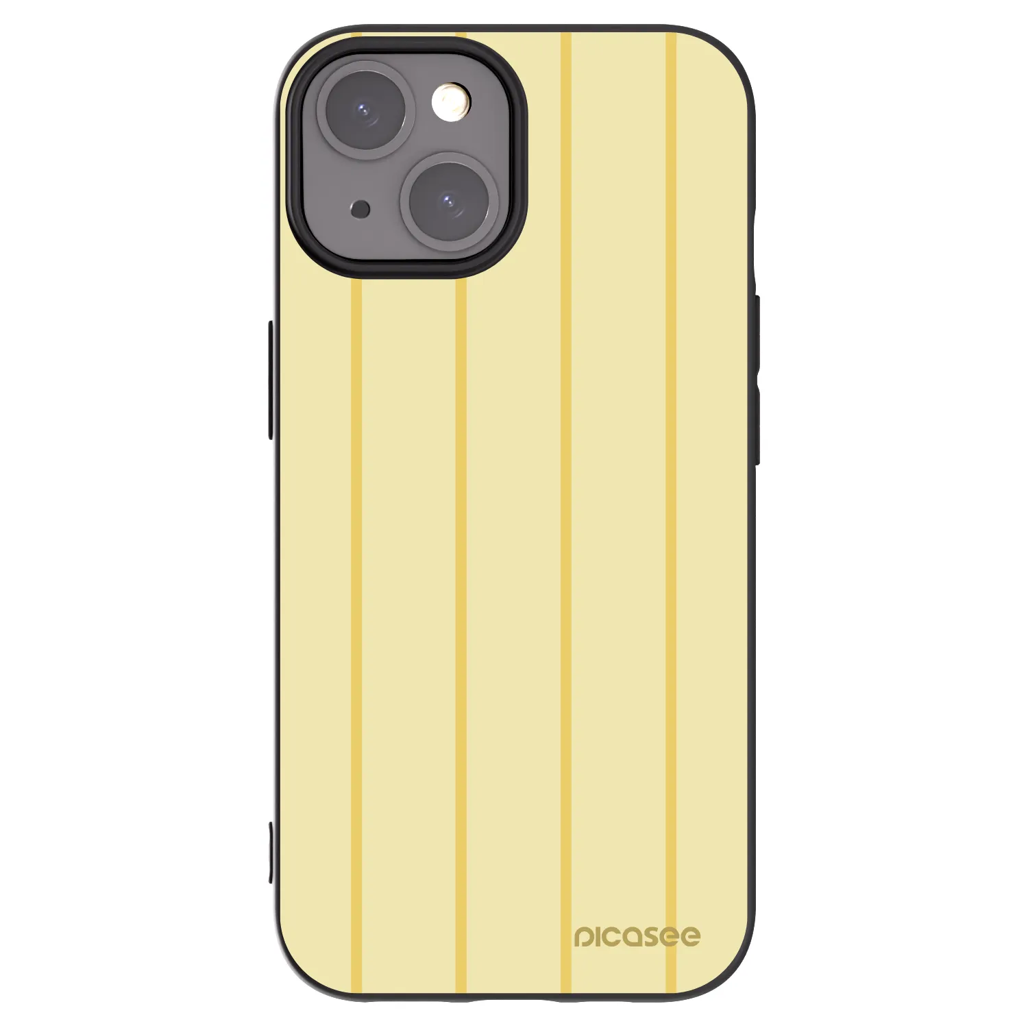 Picasee Μαύρη θήκη σιλικόνης για Apple iPhone 15 - Liquid sunshine
