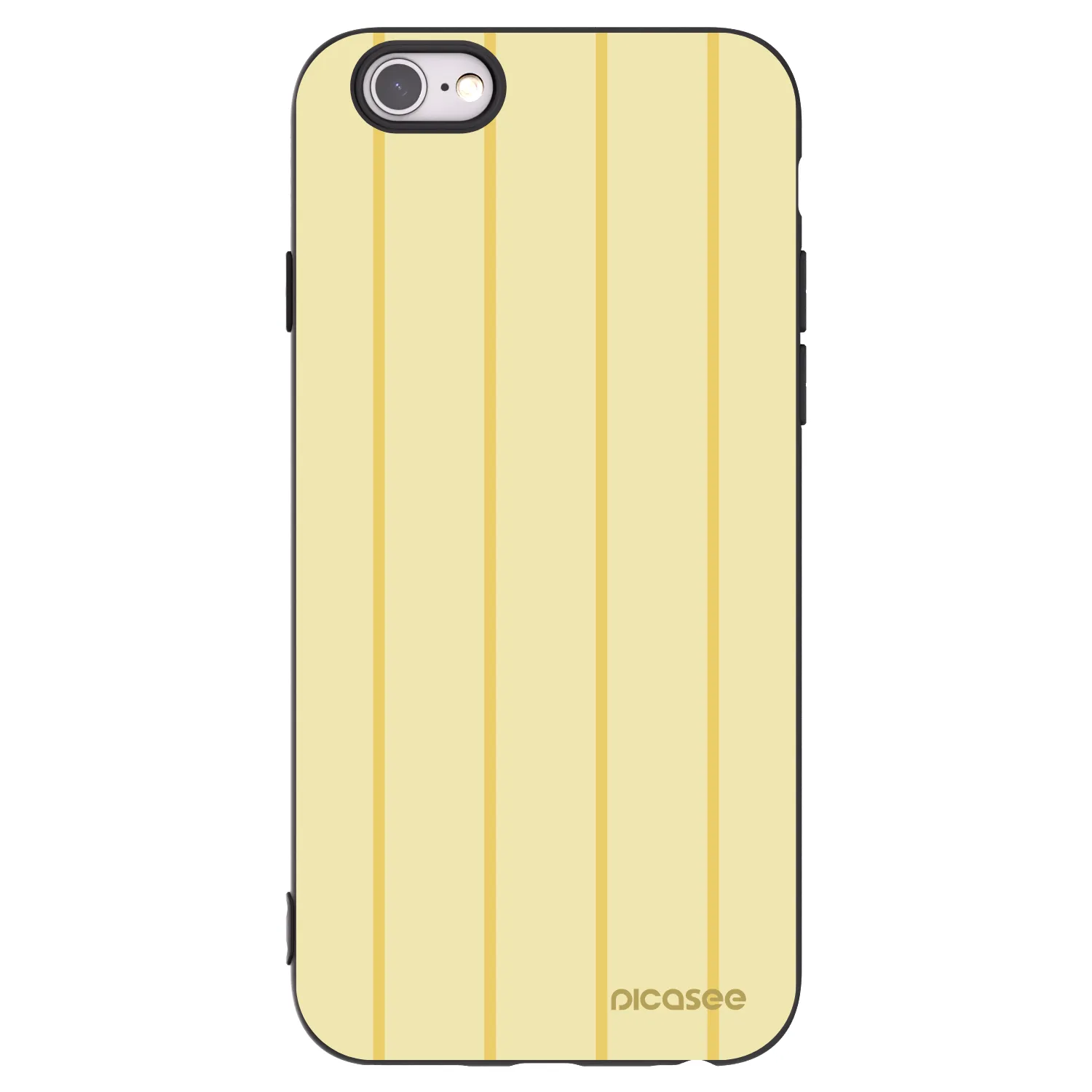 Picasee Μαύρη θήκη σιλικόνης για Apple iPhone 6/6S - Liquid sunshine