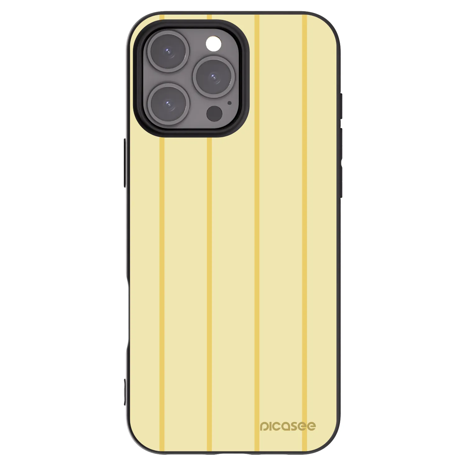 Picasee Μαύρη θήκη σιλικόνης για Apple iPhone 16 Pro Max - Liquid sunshine