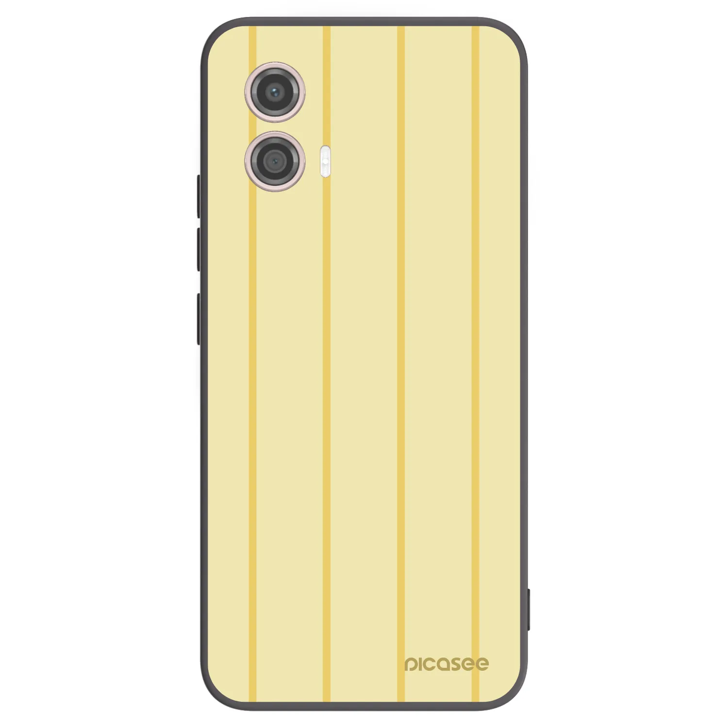 Picasee Μαύρη θήκη σιλικόνης για Motorola Moto G53 5G - Liquid sunshine