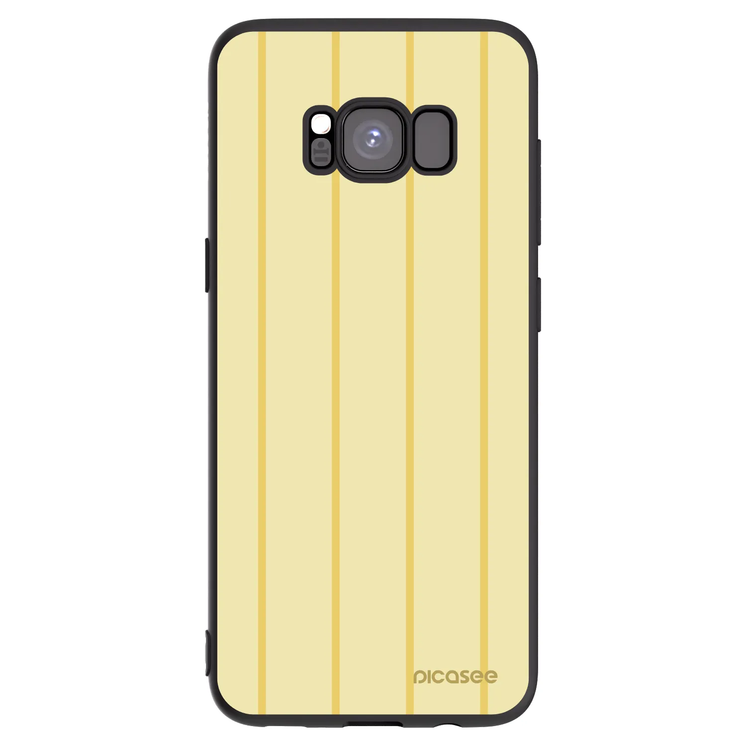 Picasee Μαύρη θήκη σιλικόνης για Samsung Galaxy S8 G950F - Liquid sunshine