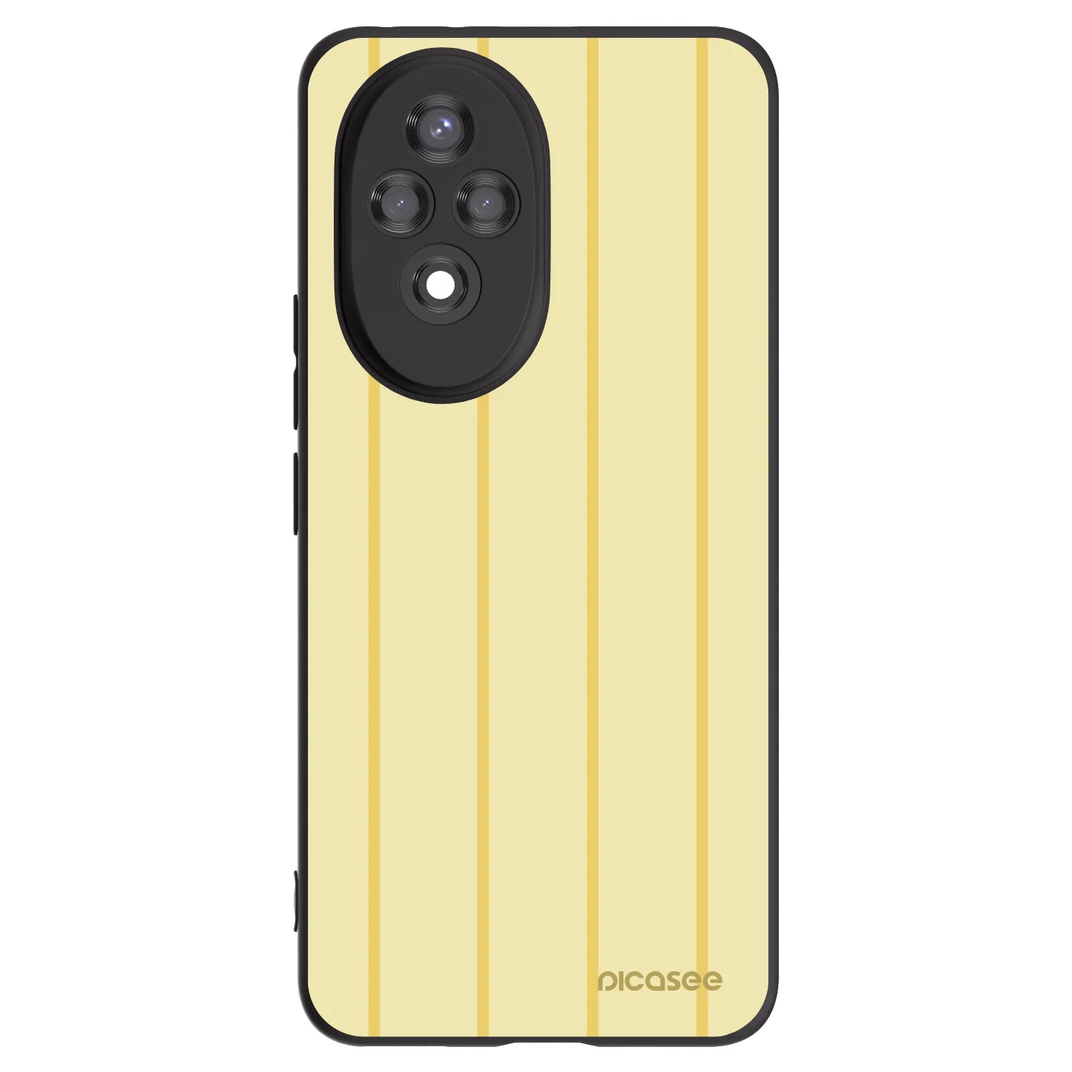 Picasee Μαύρη θήκη σιλικόνης για Honor 200 Pro 5G - Liquid sunshine