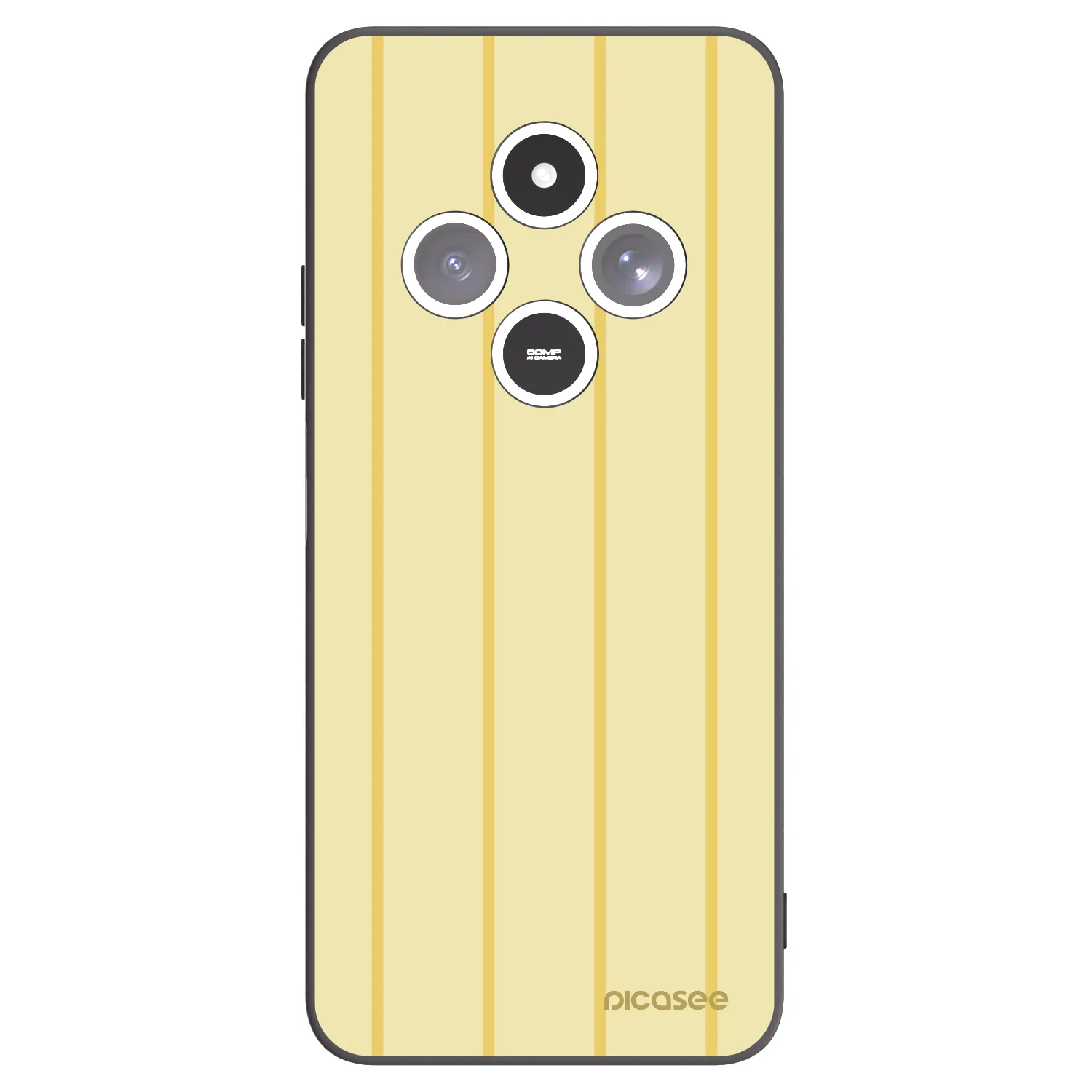 Picasee Μαύρη θήκη σιλικόνης για Xiaomi Redmi 14C - Liquid sunshine