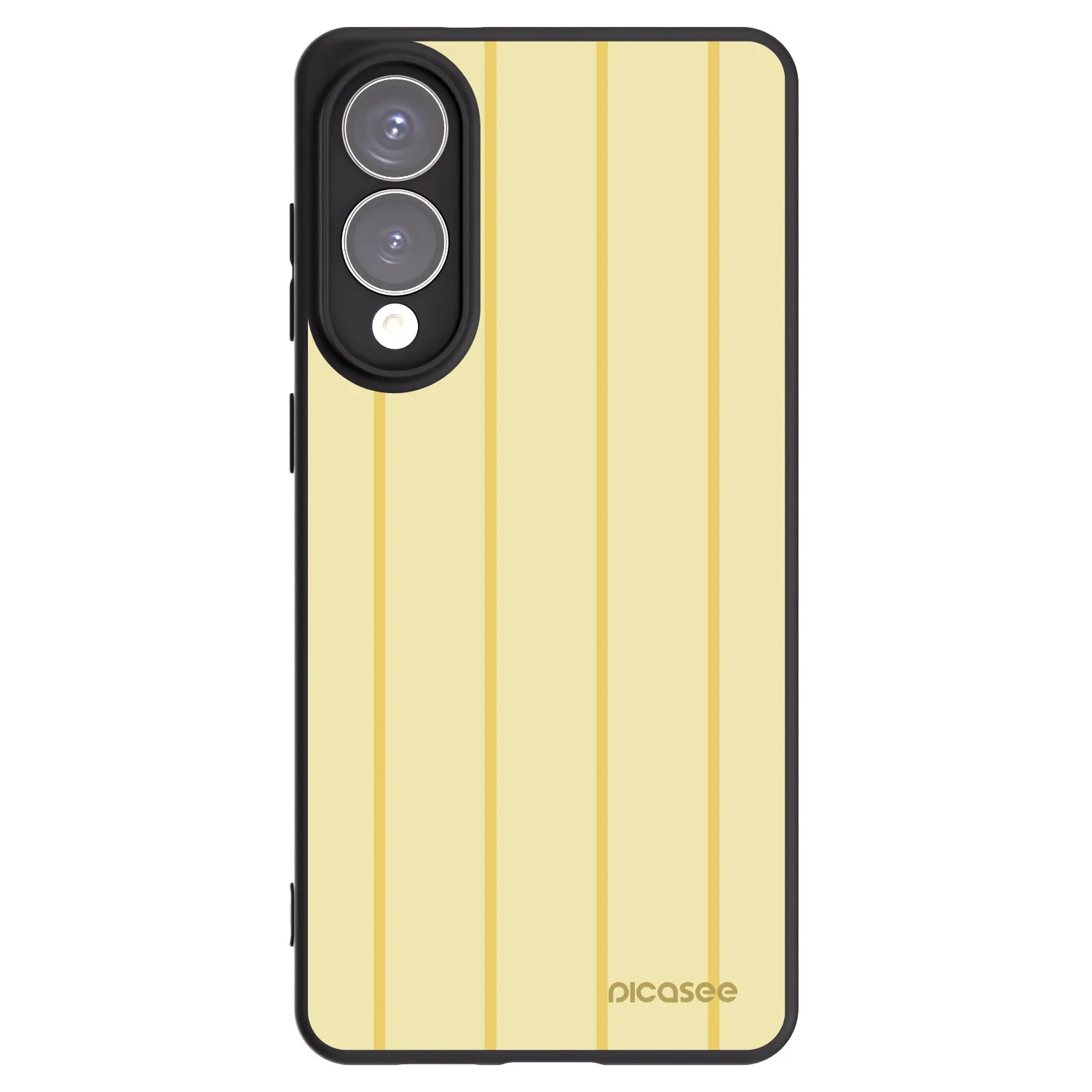 Picasee Μαύρη θήκη σιλικόνης για Samsung Galaxy S25 Edge 5G - Liquid sunshine