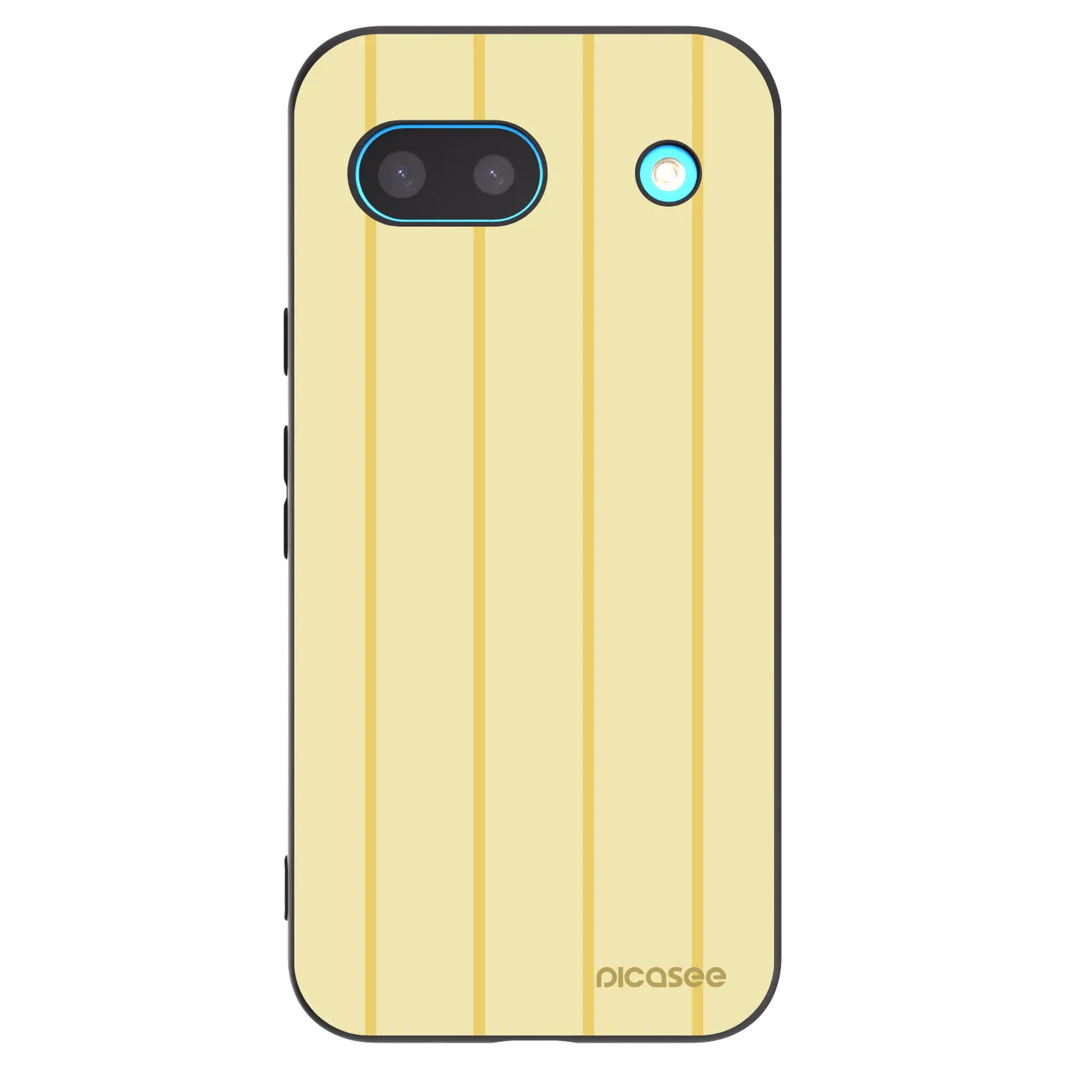 Picasee Μαύρη θήκη σιλικόνης για Google Pixel 8a - Liquid sunshine
