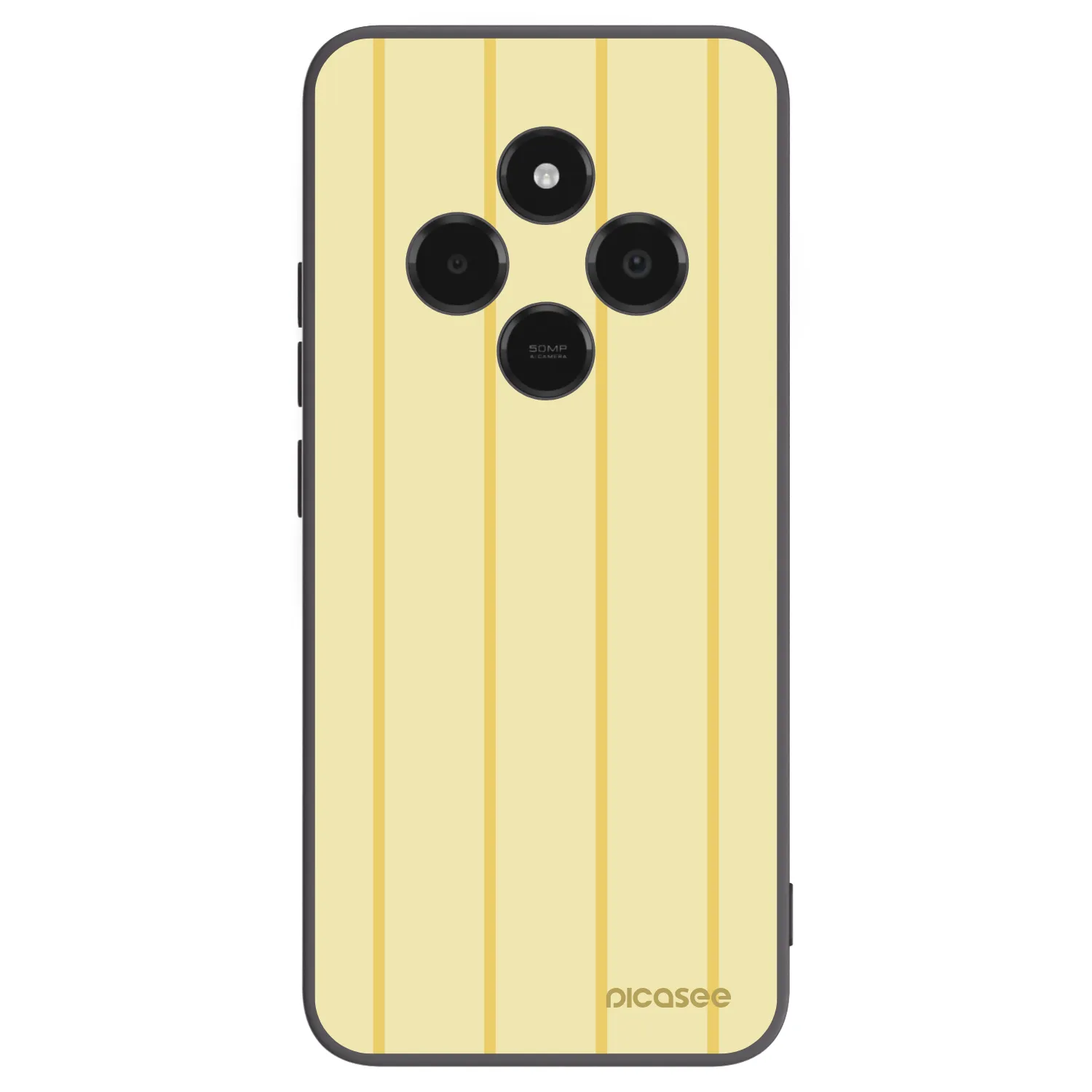 Picasee Μαύρη θήκη σιλικόνης για Xiaomi Poco C75 - Liquid sunshine
