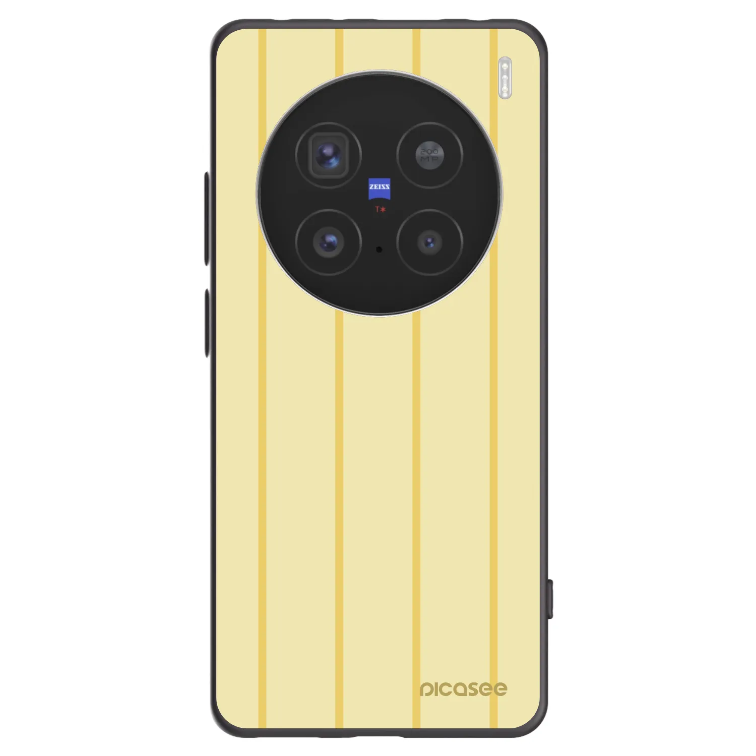 Picasee Μαύρη θήκη σιλικόνης για Vivo X200 Pro - Liquid sunshine