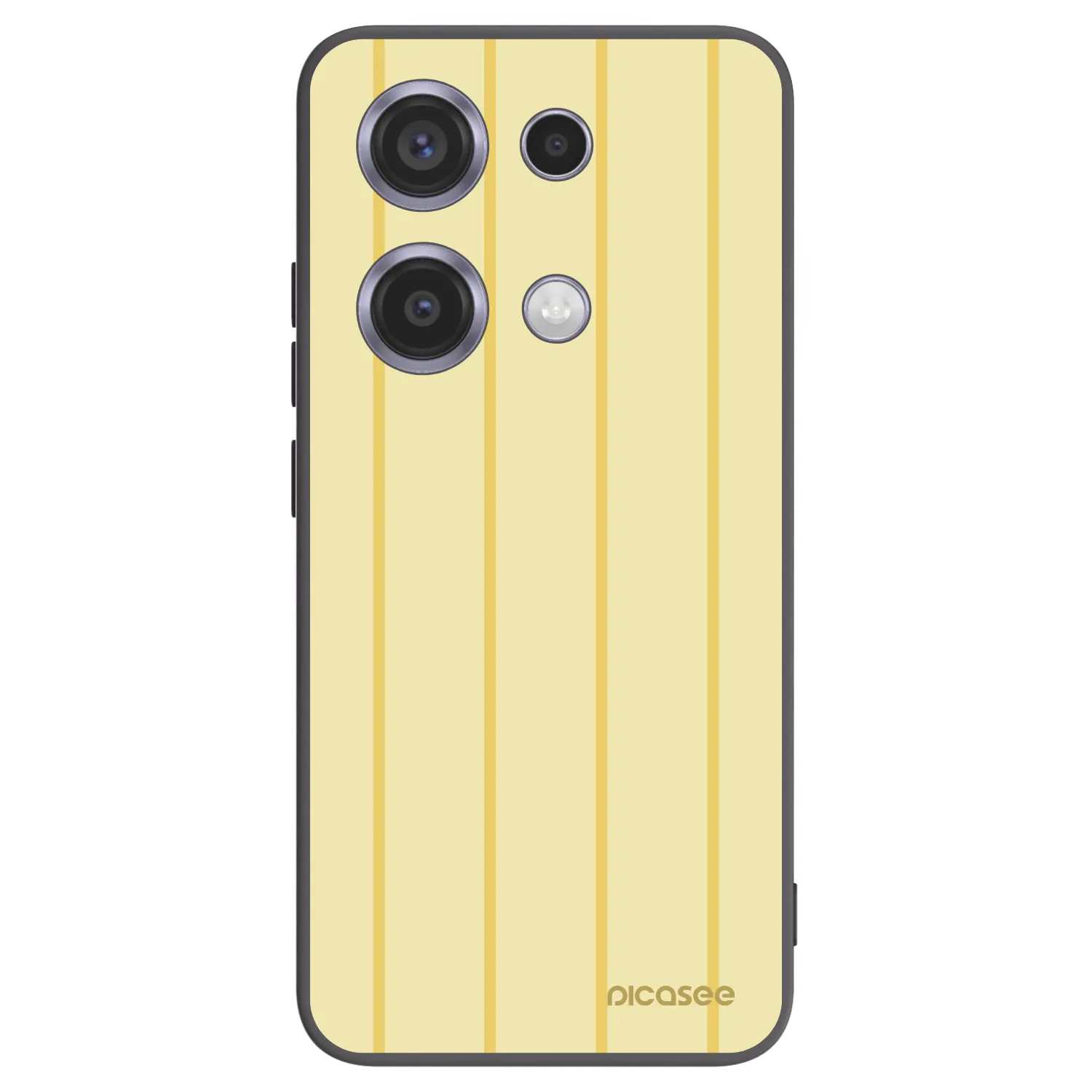 Picasee Μαύρη θήκη σιλικόνης για Xiaomi Redmi Note 14S - Liquid sunshine